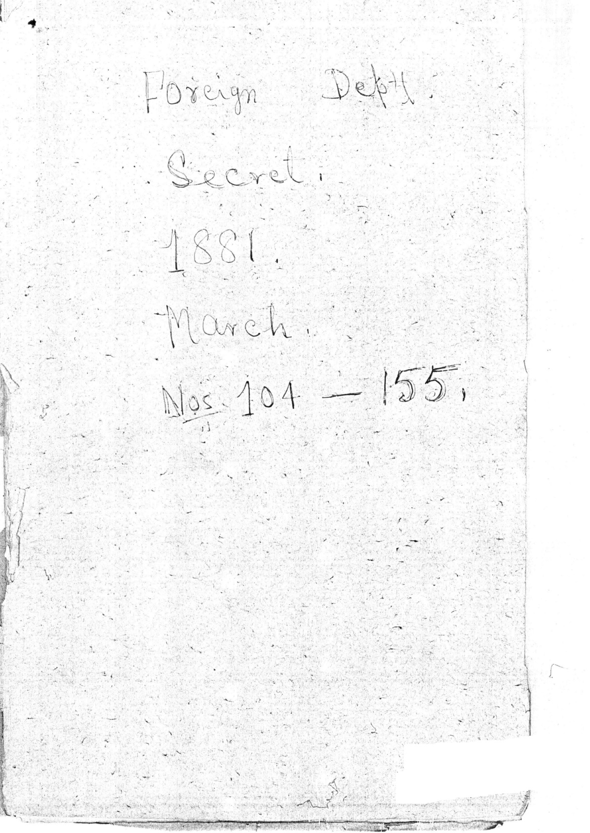Abdul Montalib Bin Ghalib Grand Sheriff of Mecca. Mussulmans Intrigues in India. Proceedings of the Turkish Consul General at Bombay Correspondence Between Constantinople and India Proceedings.