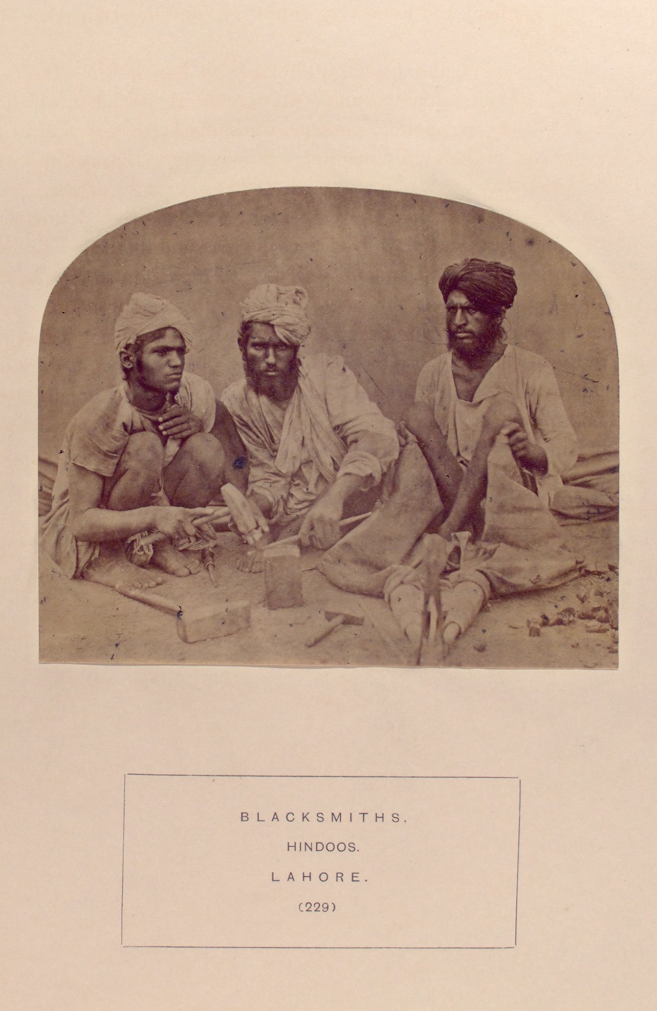 Blacksmiths Hindoos, Lahore Caste