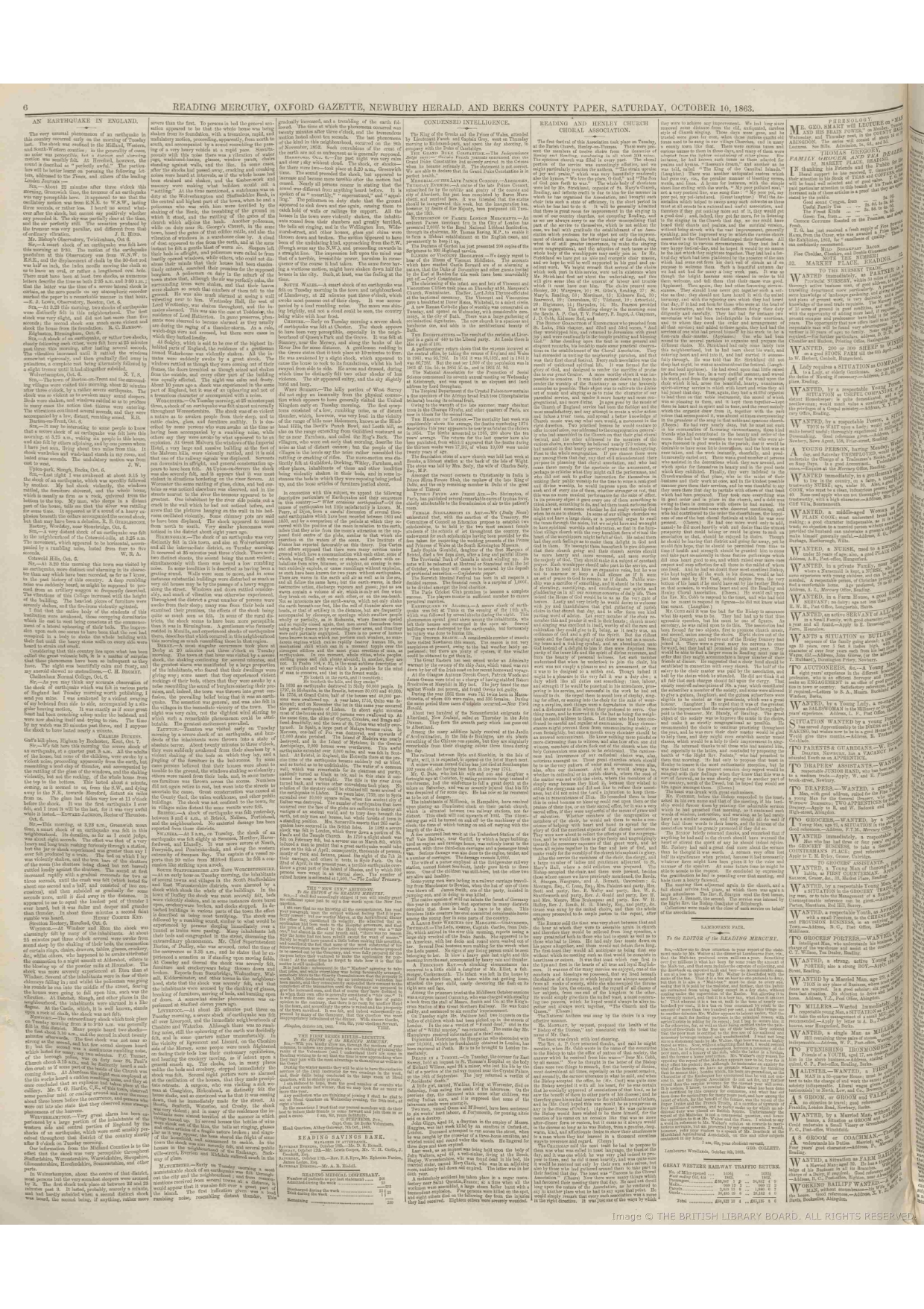 Cristianity in India is Prince Firuz Shah, Reported by THE  READING  MERCURY- October 10, 1863