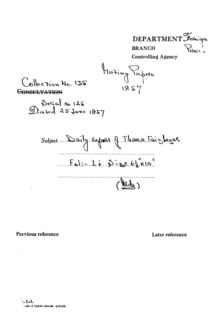 Daily Report of Thana Faizbazar