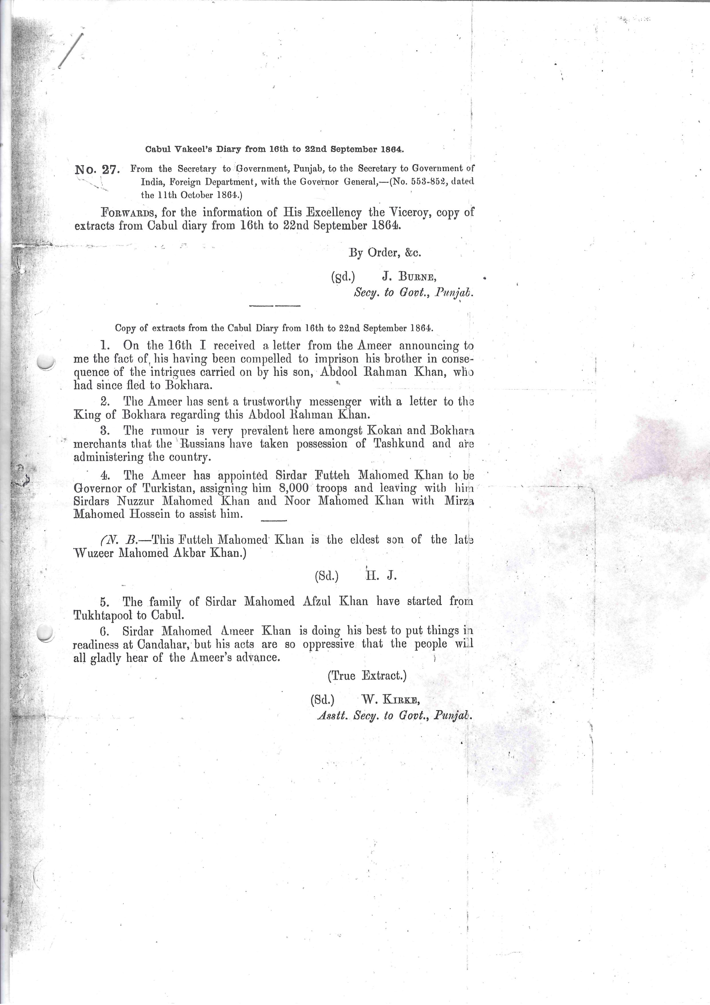 Firuz Shah Expressed his Desire for an Interview with the King of Bokhara.