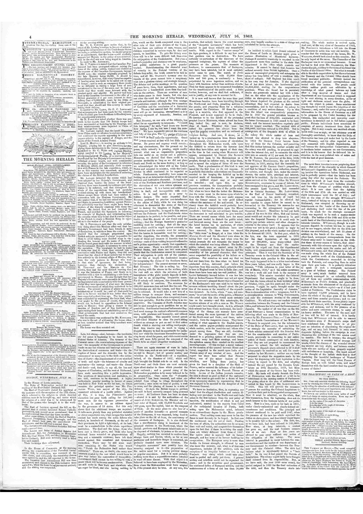 Firuz Shah  In Delhi , Reported by THE MORNING HERALD  16 July 1862