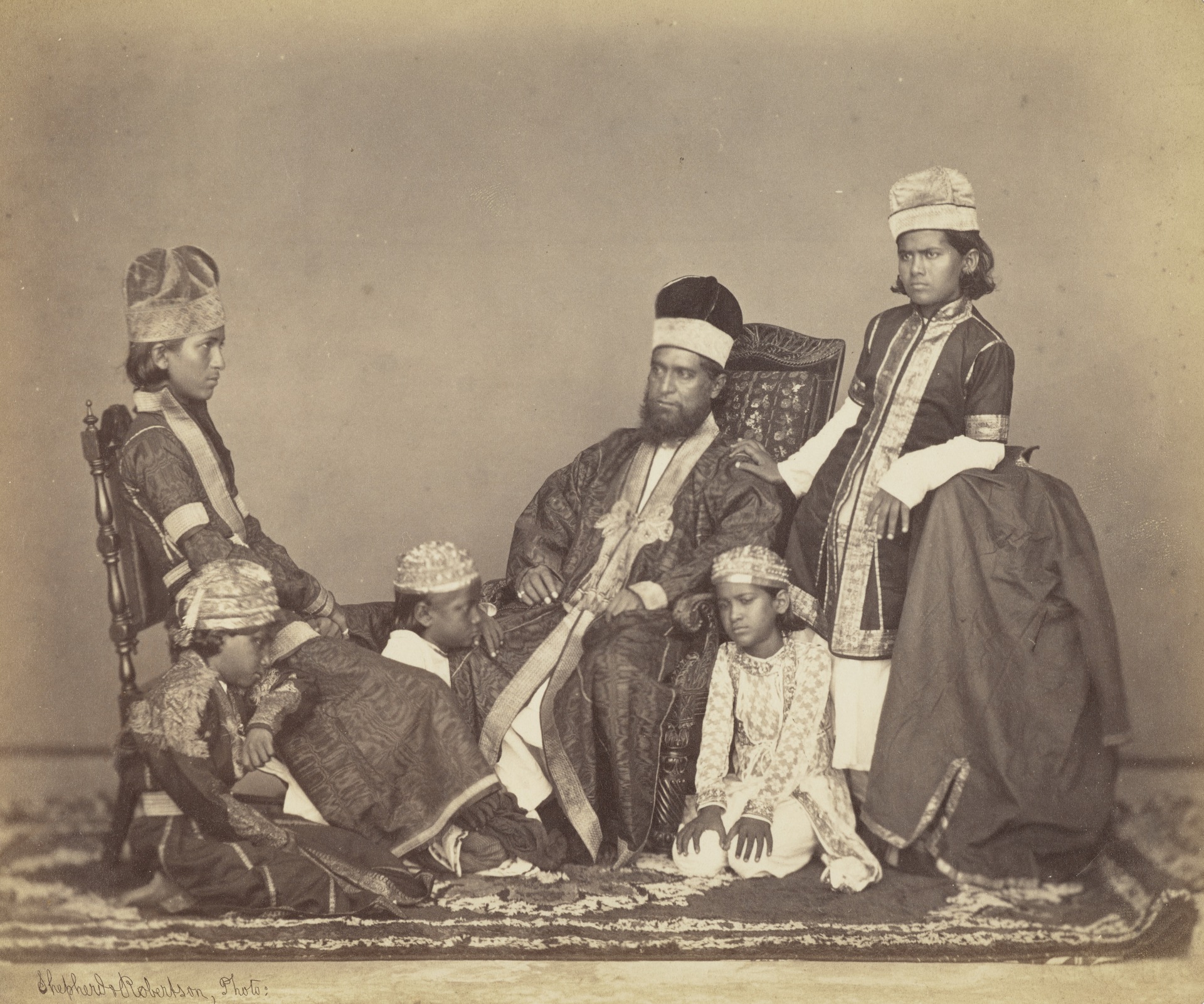 Mirza Ilahi Baksh (Who played a role in 1857 uprising) with Mughal Family of Delhi