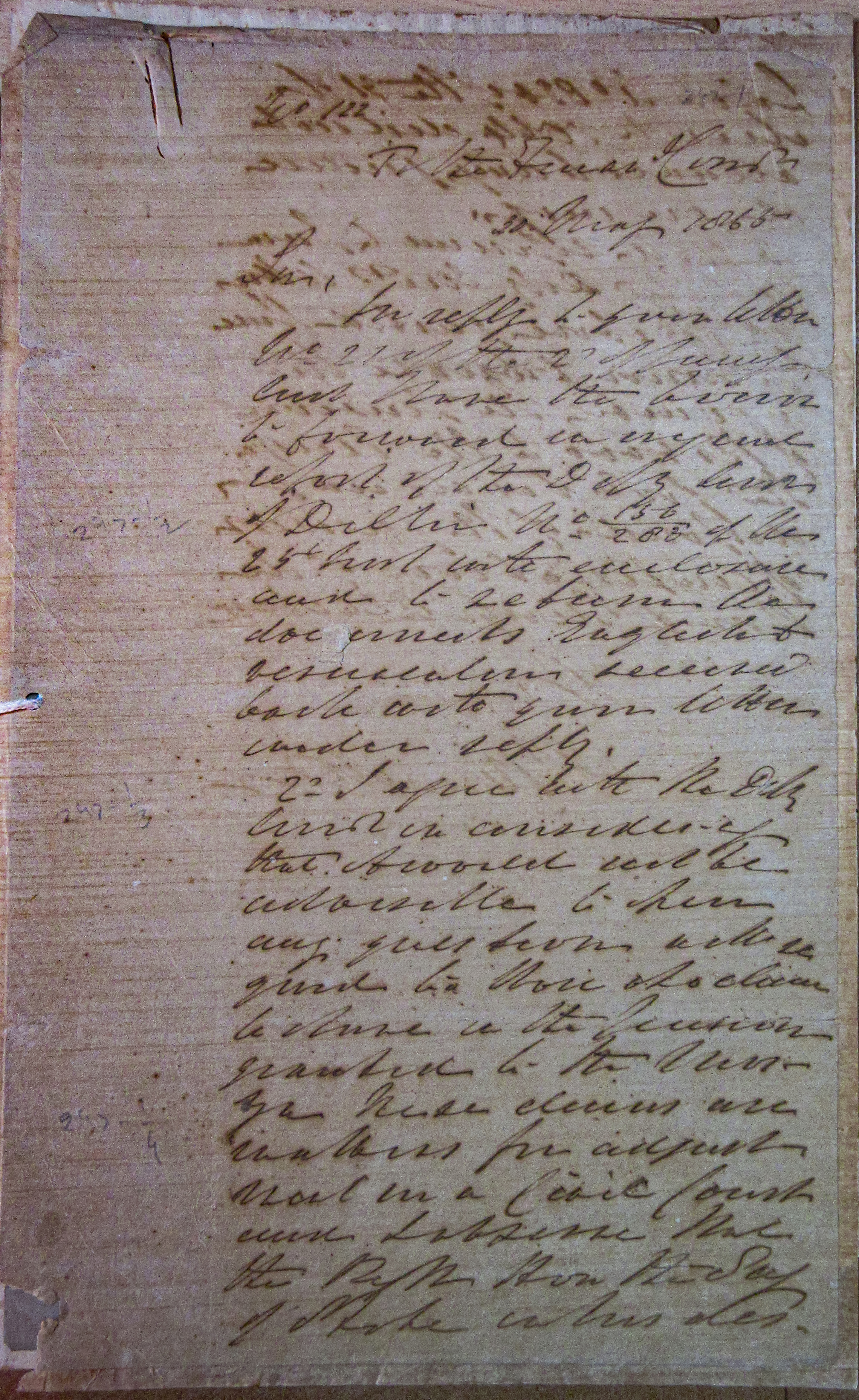 Pension of Mirza Ilahi Baksh File No.31