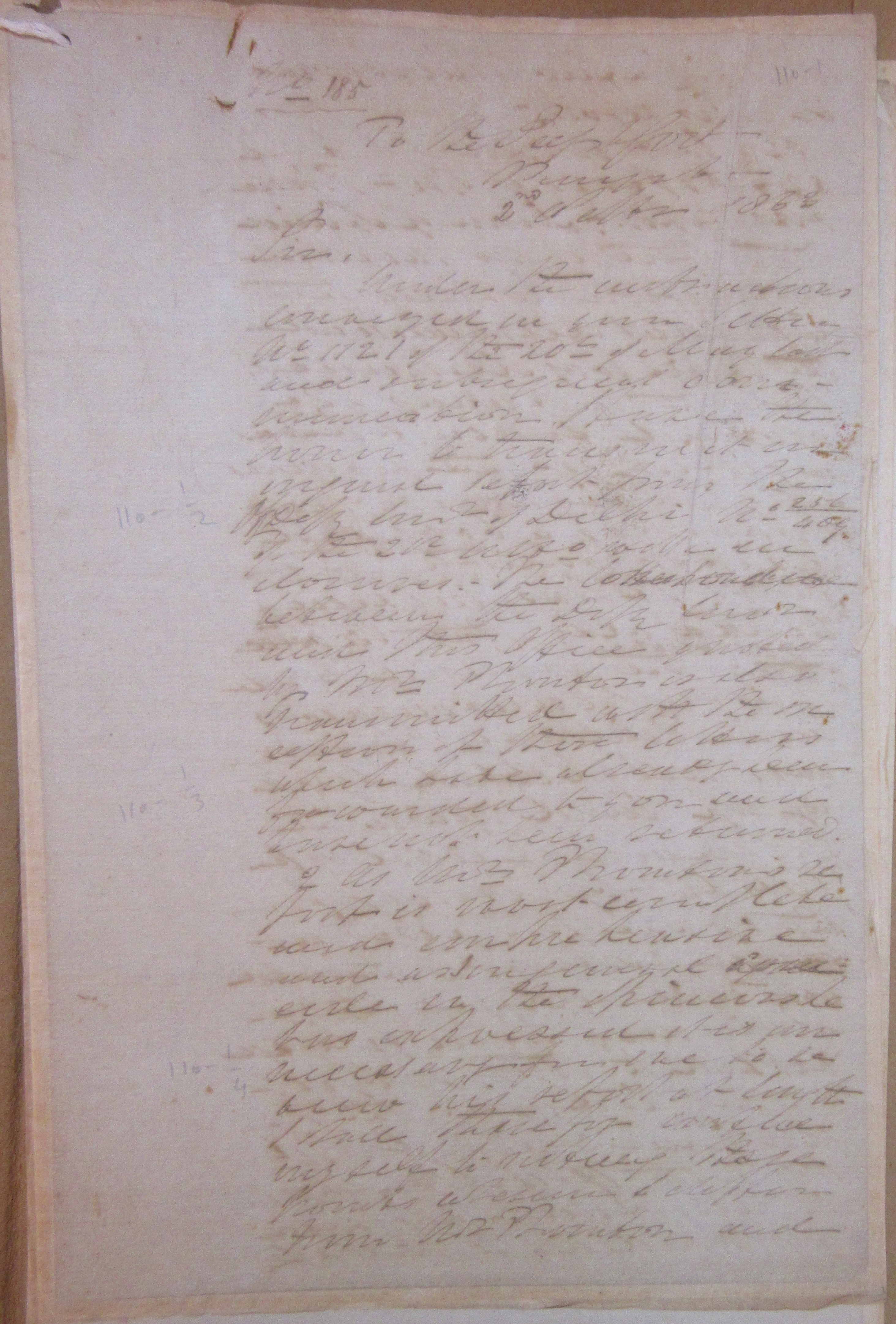 (The Subject Regarding to Mirza Firuz Shah? Still Need Research) The Last Mr. Thomson Final Report on the Compensation Accounts, File No. 15