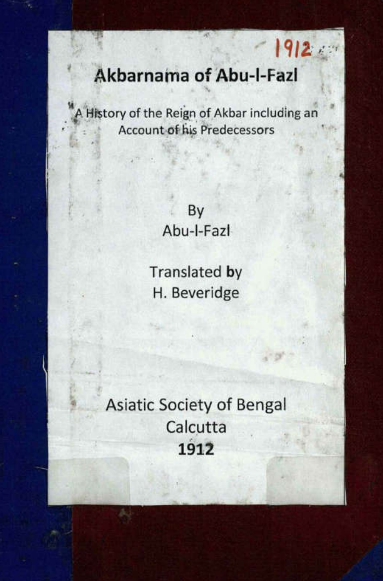 Akbarnama of Abu-l-Fazl  vol 3