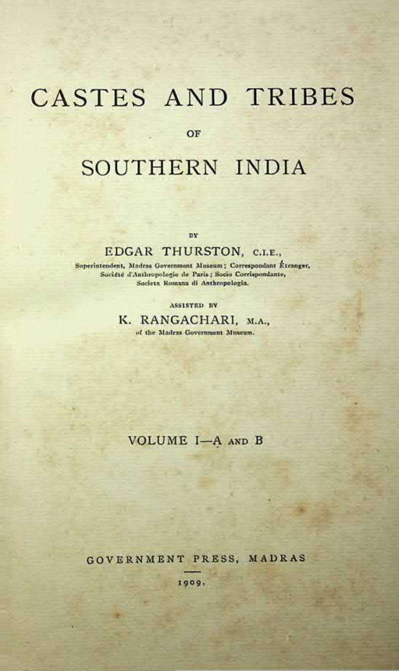 Castes And Tribes Of Southern India 1