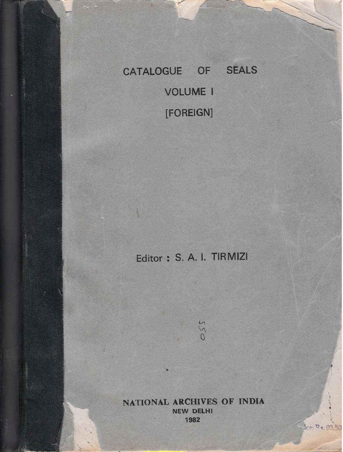 Catalogue of Seals I