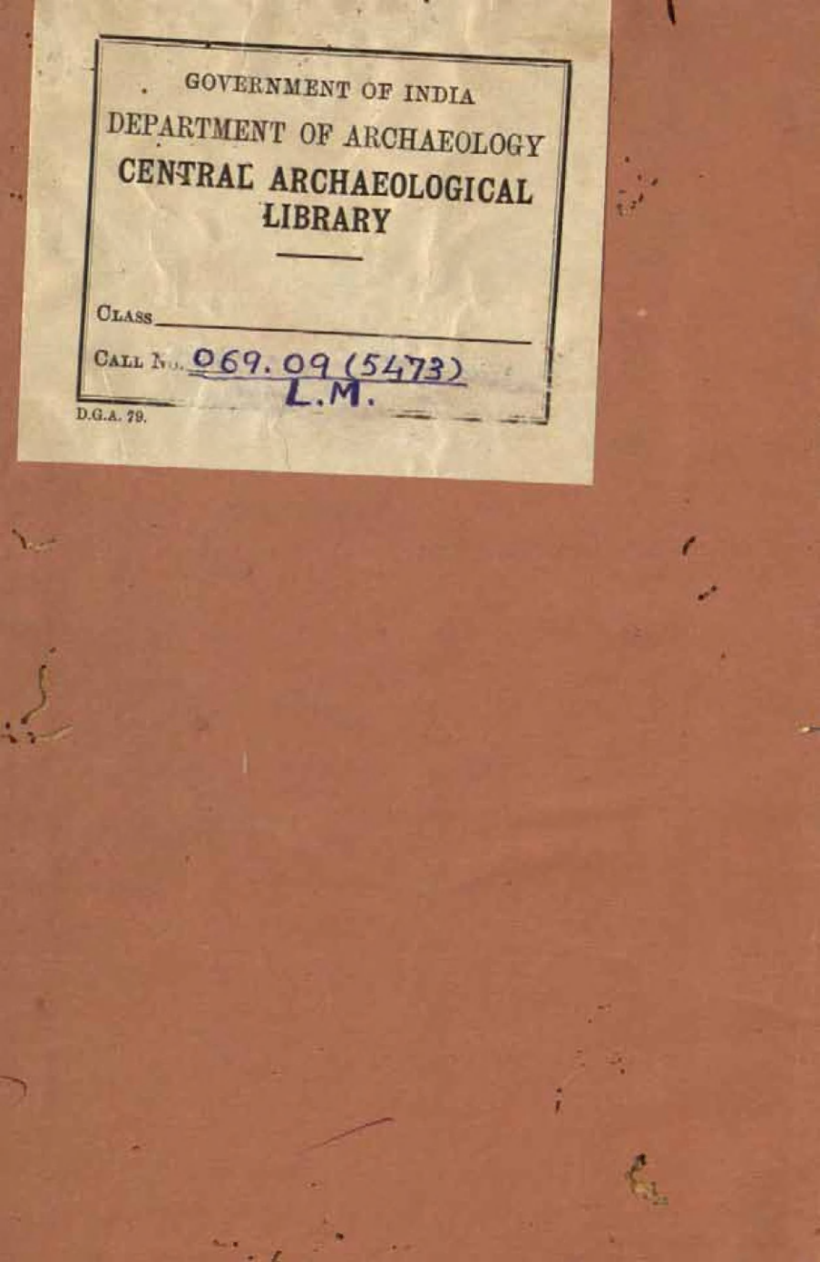 Central museum Lahore annual report 1934-35