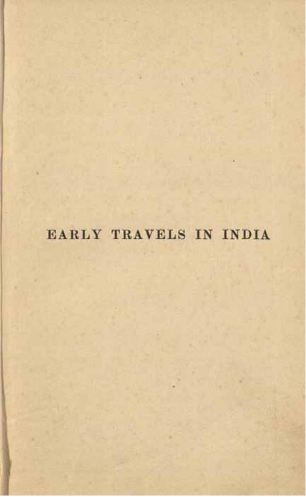 Early travels in India, 1583-1619