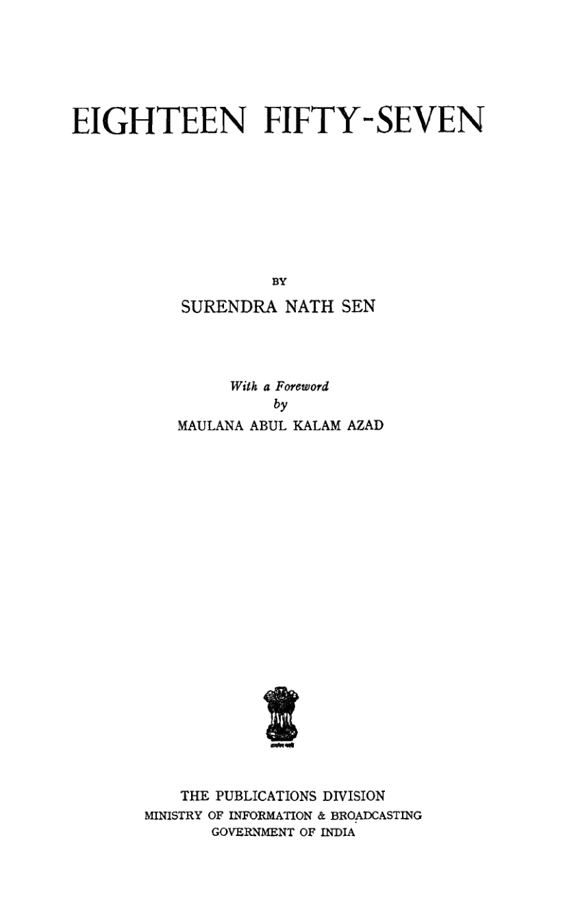 EIGHTEEN FIFTY-SEVEN