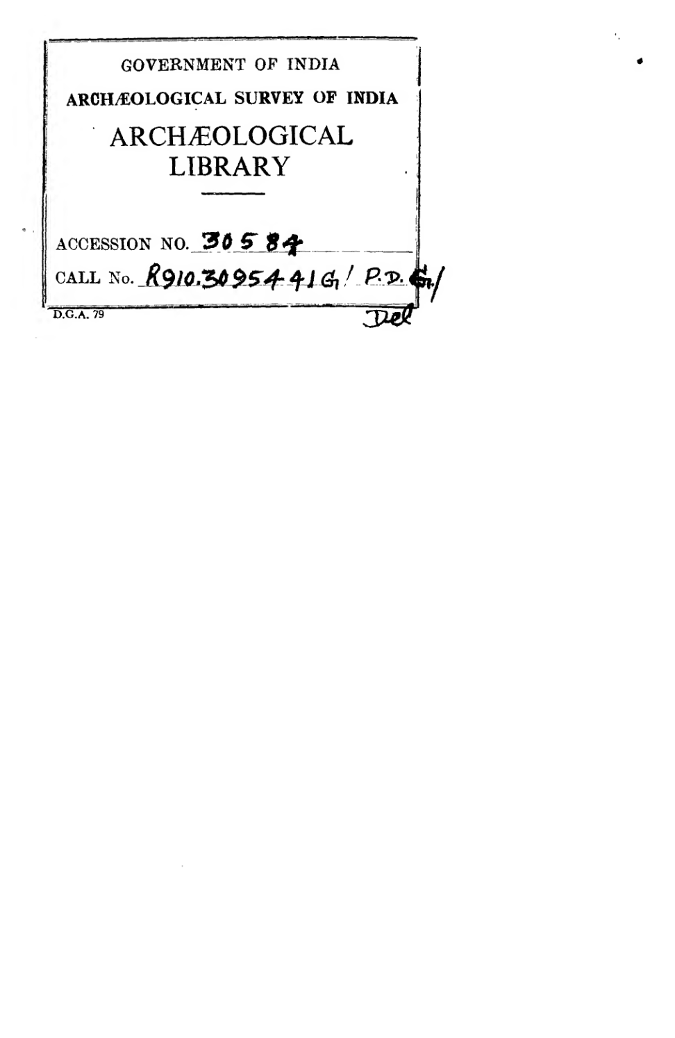 Gazetteer Of The Delhi District Part A-1912
