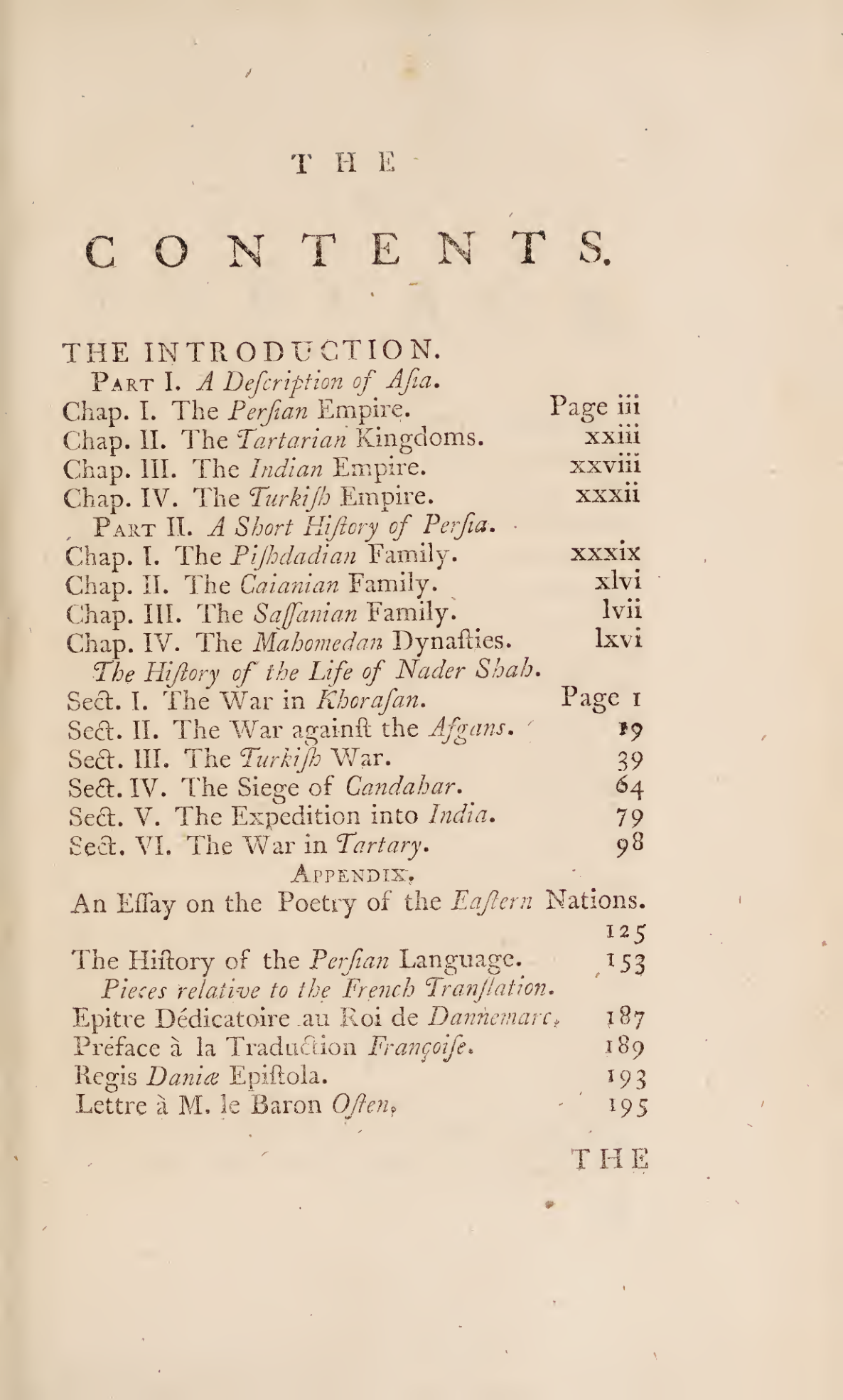 History: Nader Shah Persian King