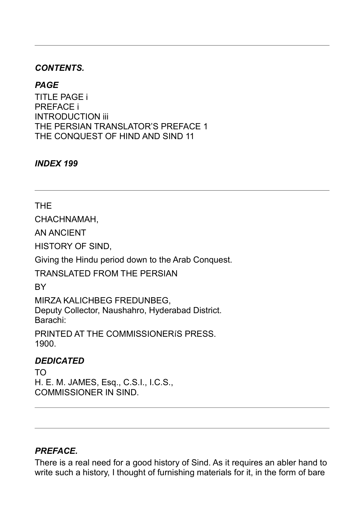 History of Sindh Vol.1