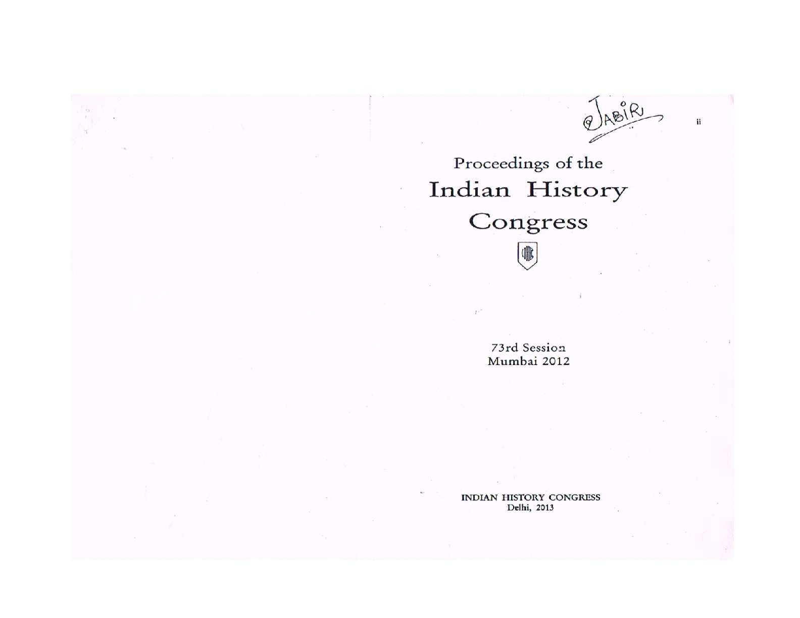 Indian History Congress