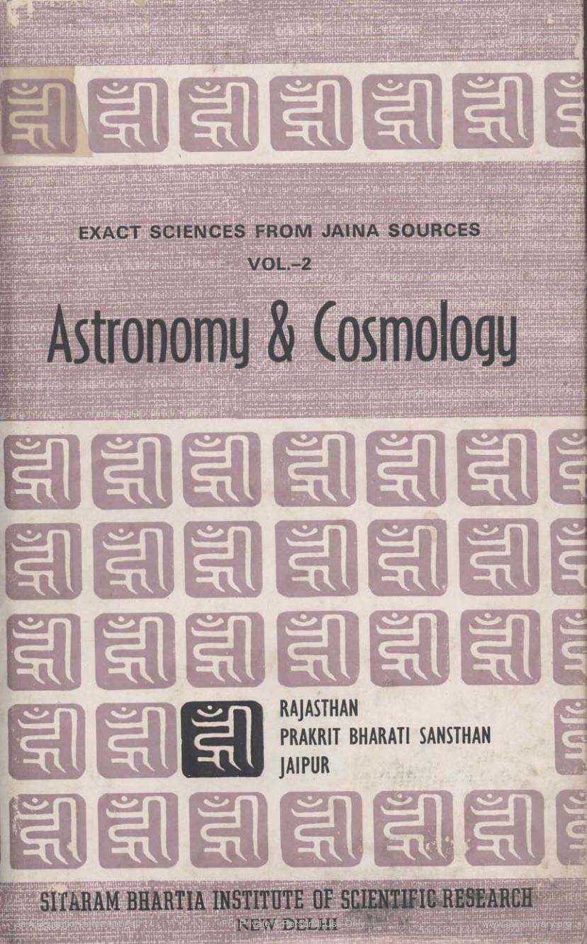 Jaina Astronomy and Cosmology