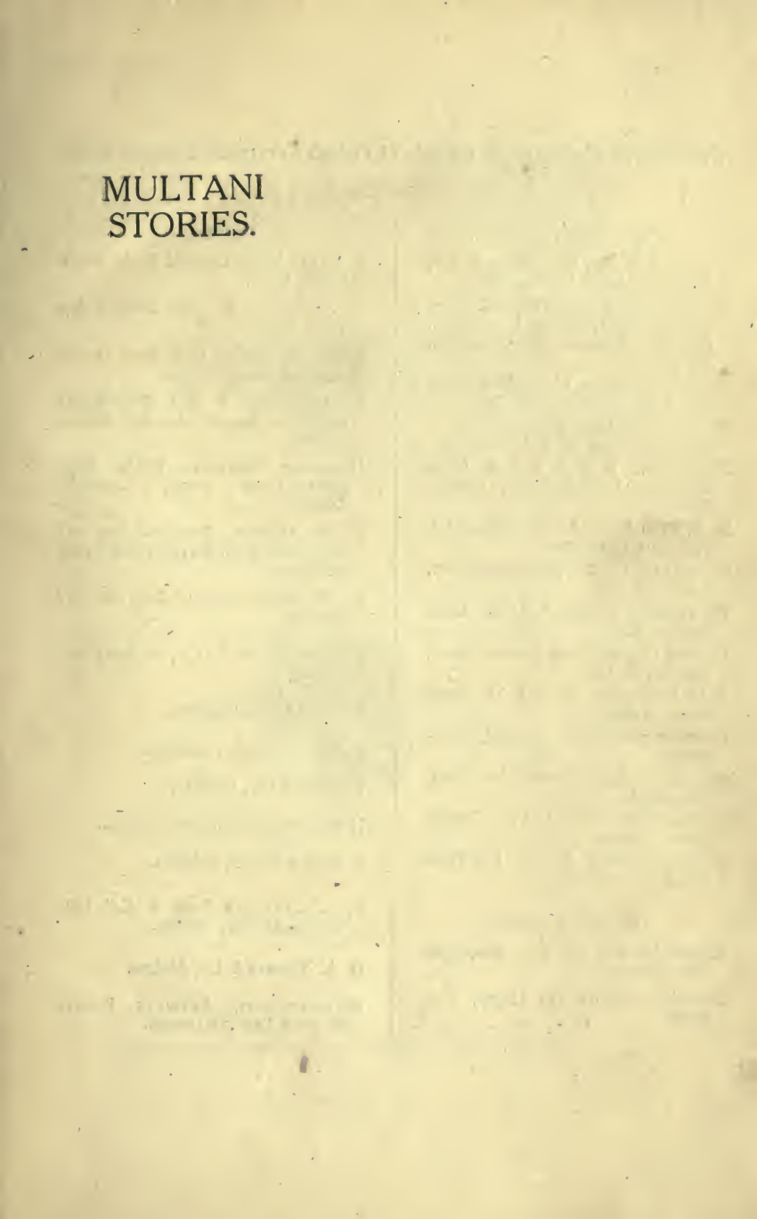 Multani Stories