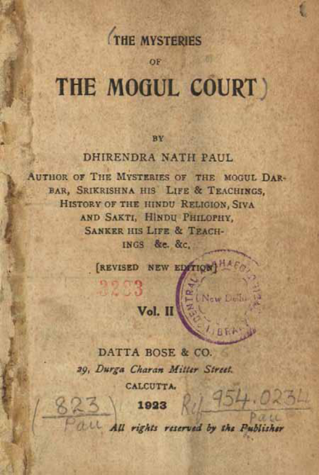 Mysteries of The Mogul Court