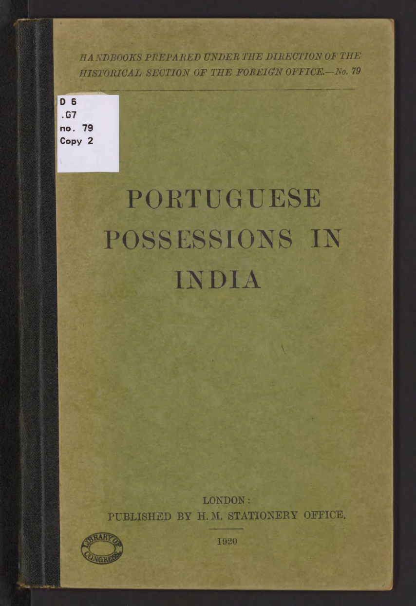 Portuguese possessions in India.