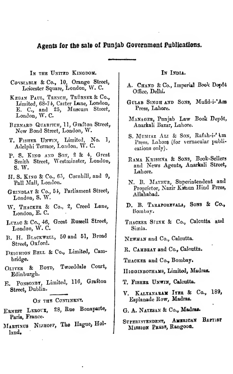 Records of the Delhi Residency and Agency