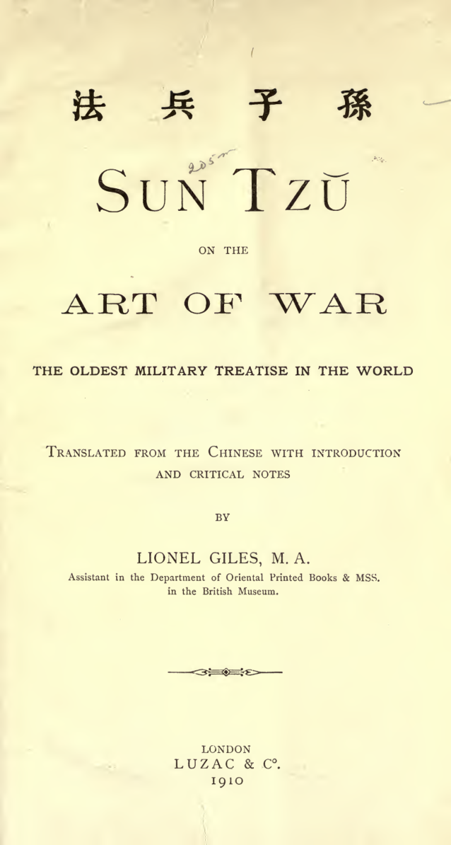 The Art of War: The oldest military treatise in the world
