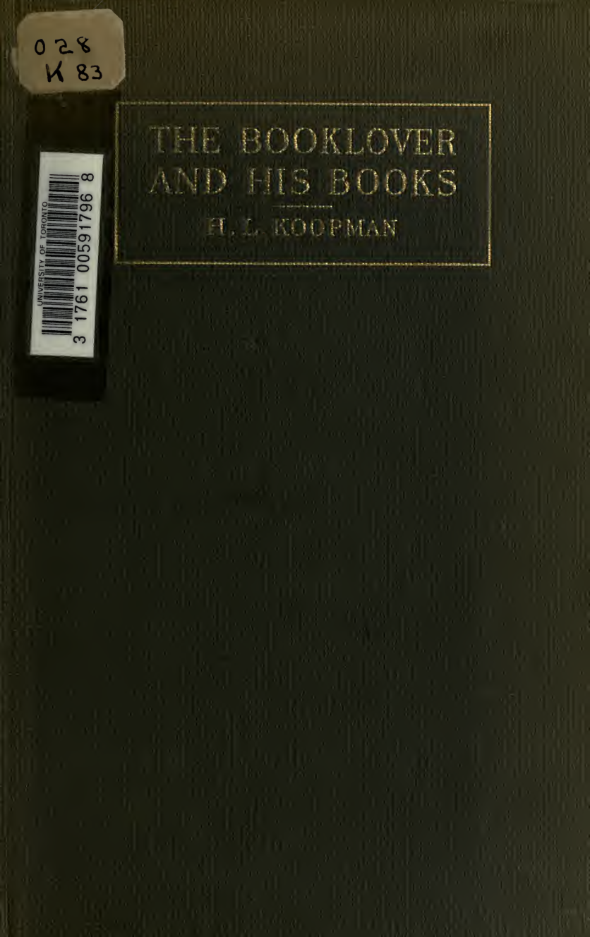 The Booklover and his Books