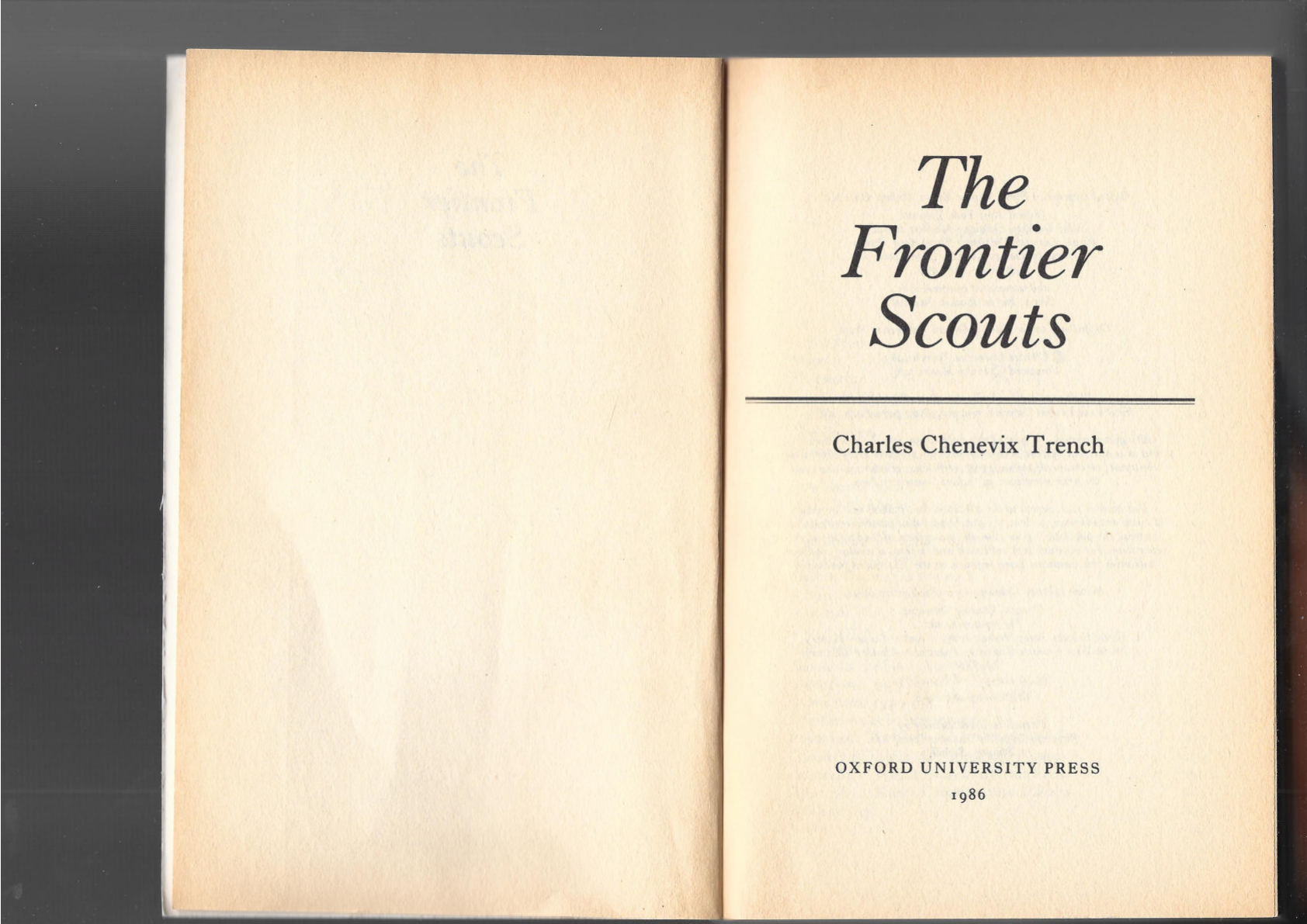 The Frontier Scouts