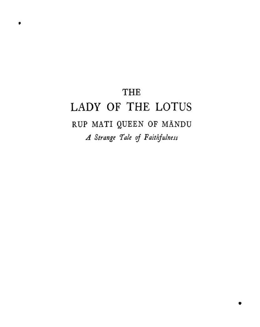 The Lady Of The Lotus