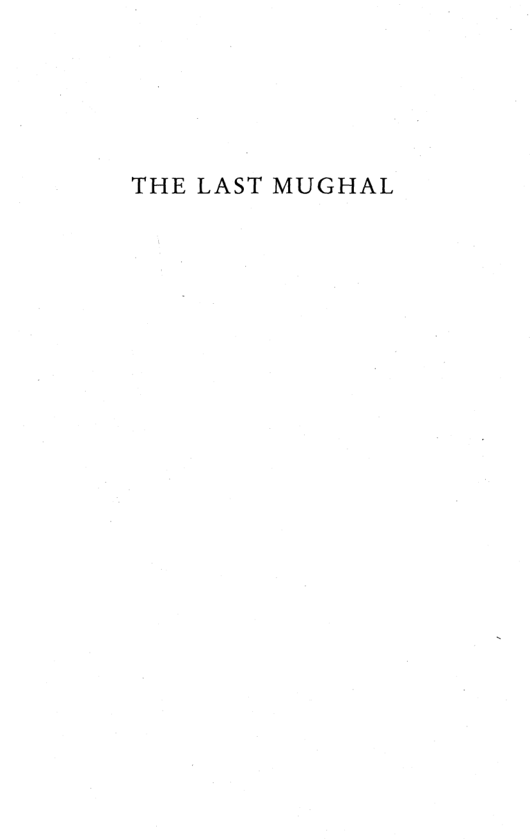 The Last Mughal