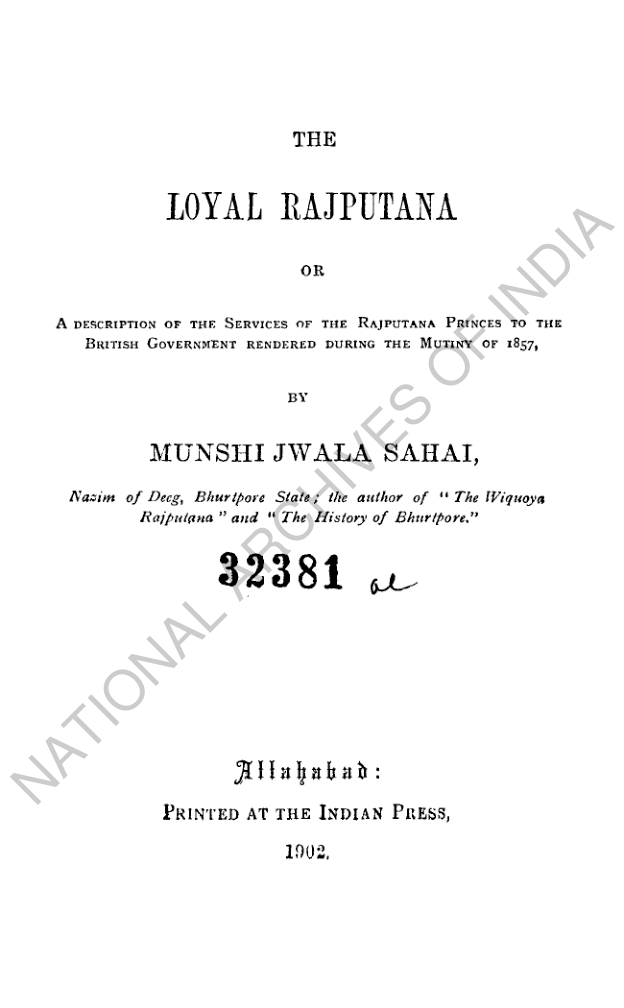 The Loyal Rajputana