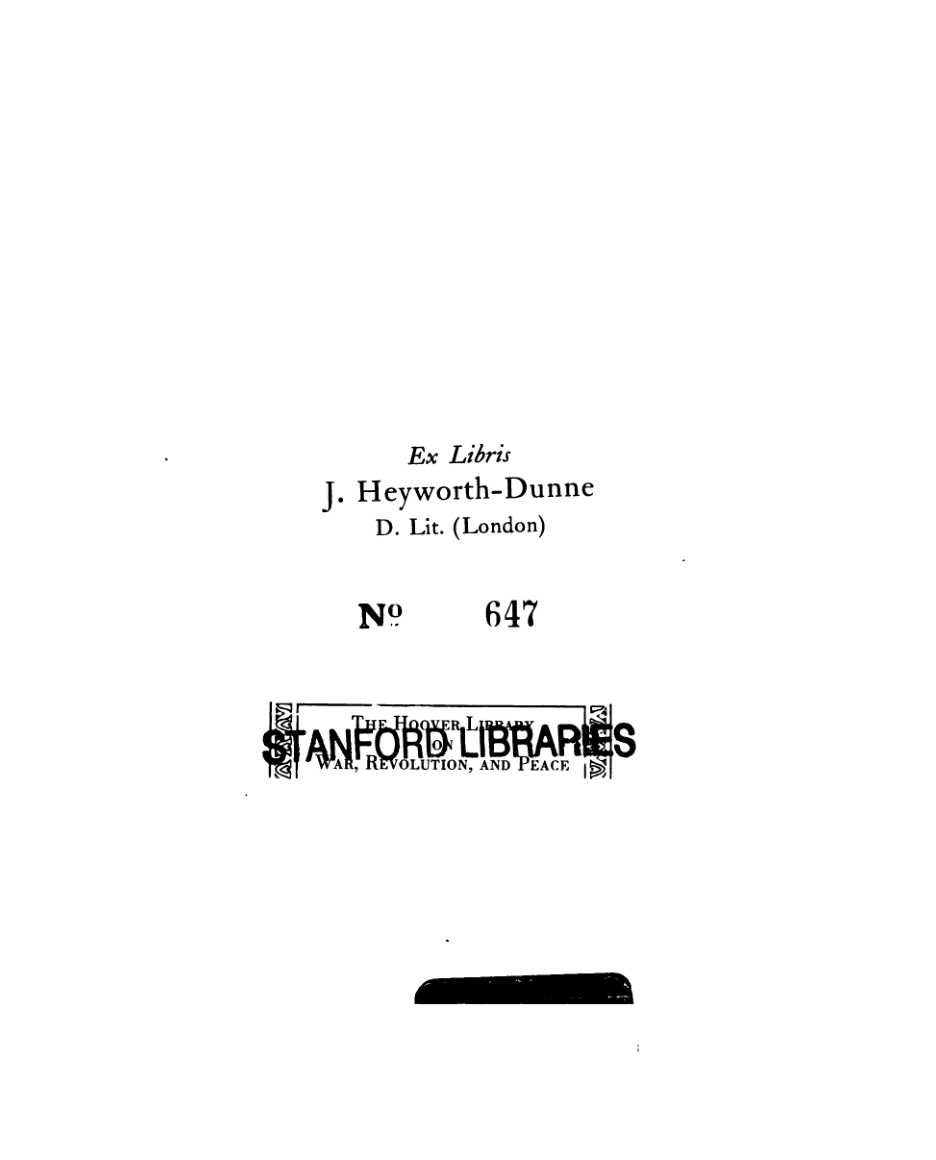 The Mohammadan Dyxasties