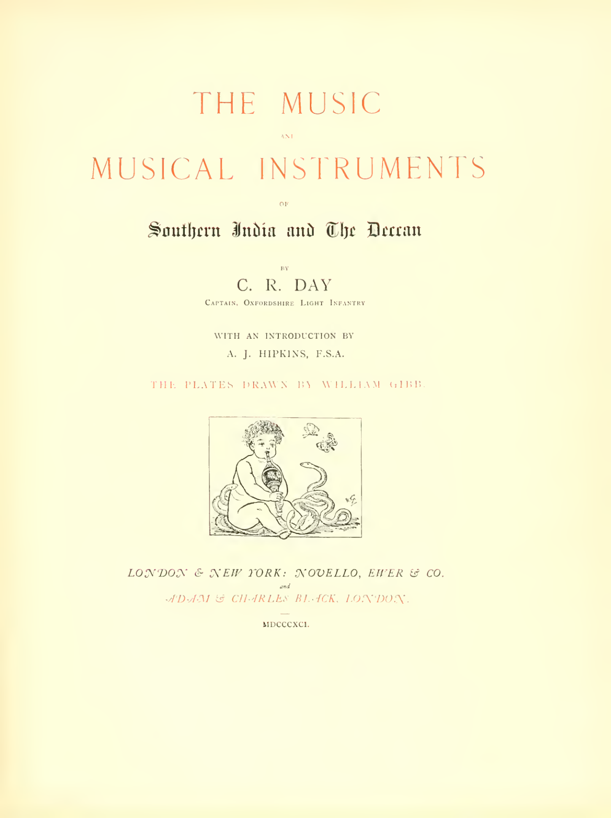 The music and musical instruments of southern India and the Deccan