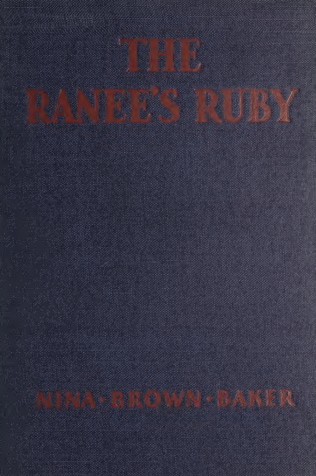 The Ranee's ruby