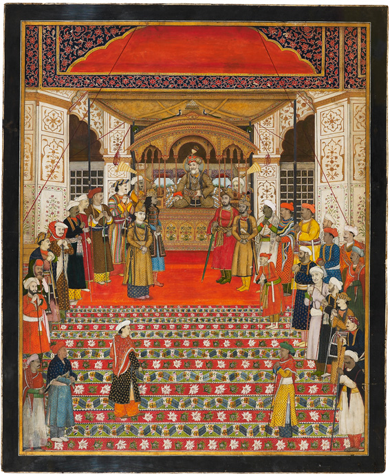 Durbar of Emperor Akbar Shah II