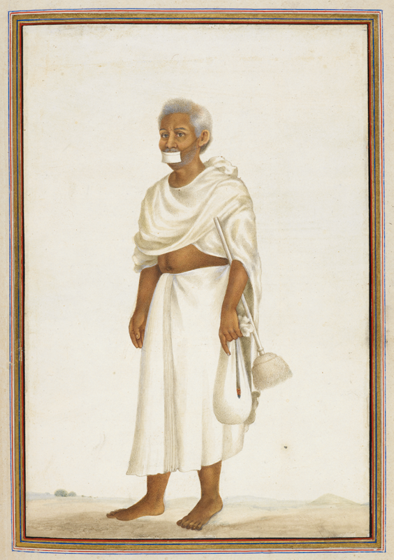 Dhundiya, a member of the strict Sthanakavasi sect of Jains.