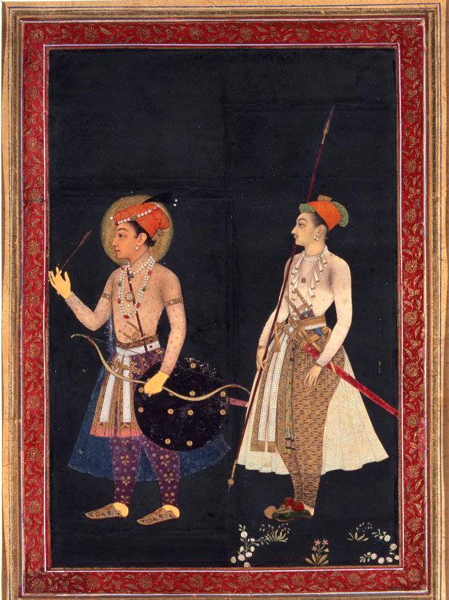 Prince Murad Bakhsh and Prince Aurangzeb