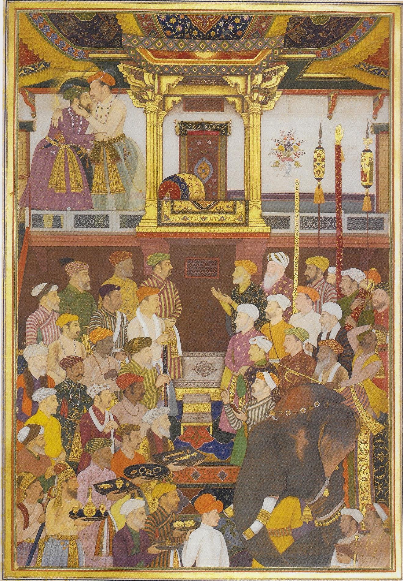Jahangir Receives Prince Khurram on his return from the Deccan