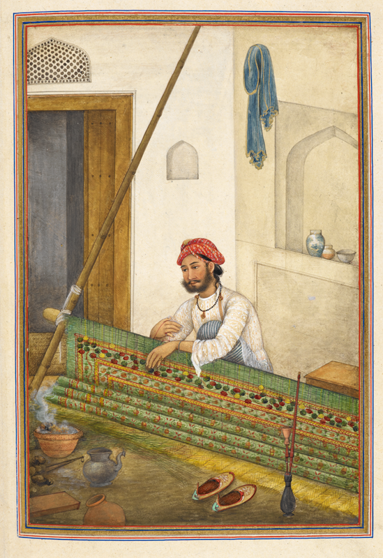 A screen-maker, possibly of the Dumna caste