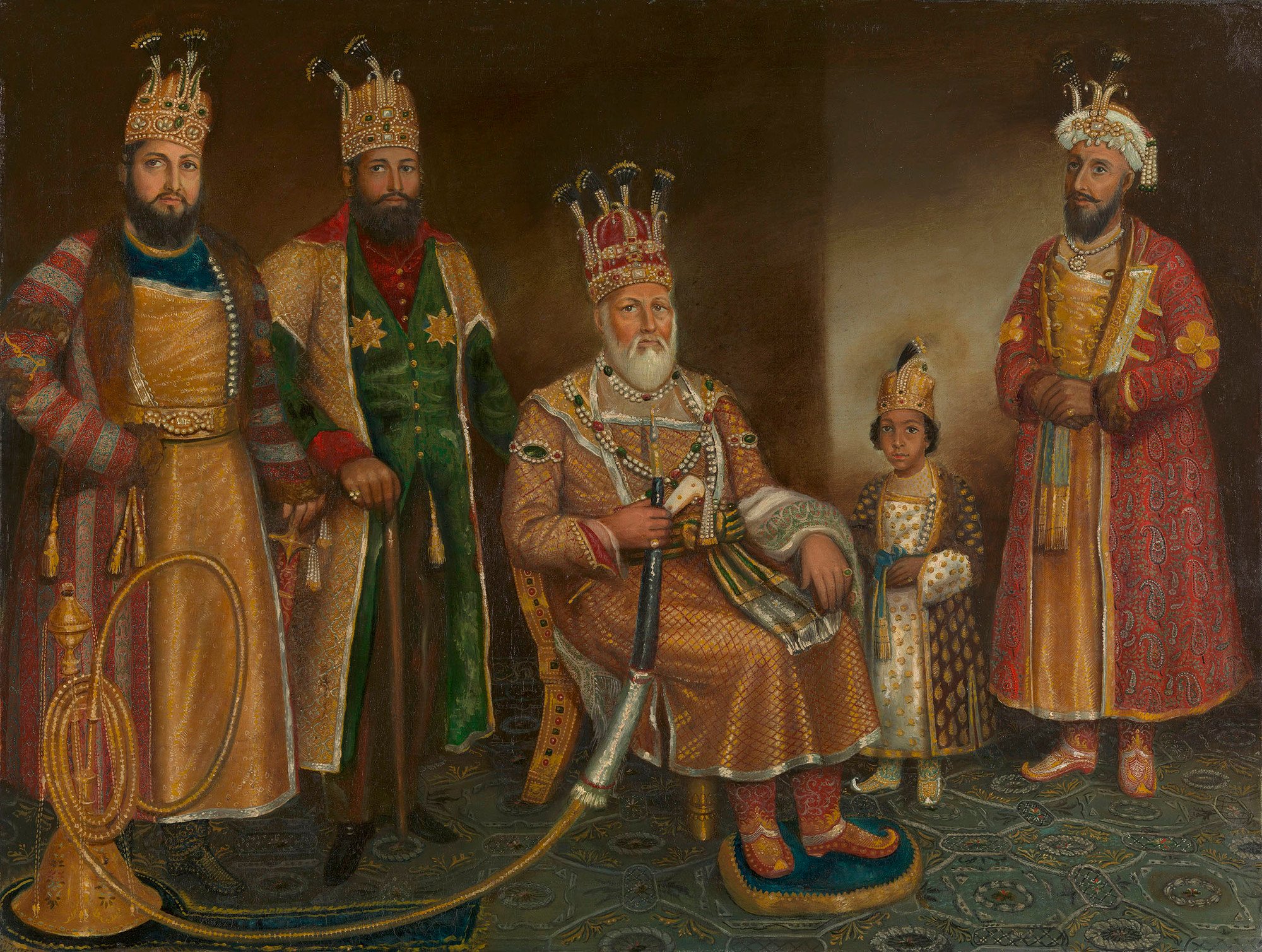 Akbar II and his sons c. 1830