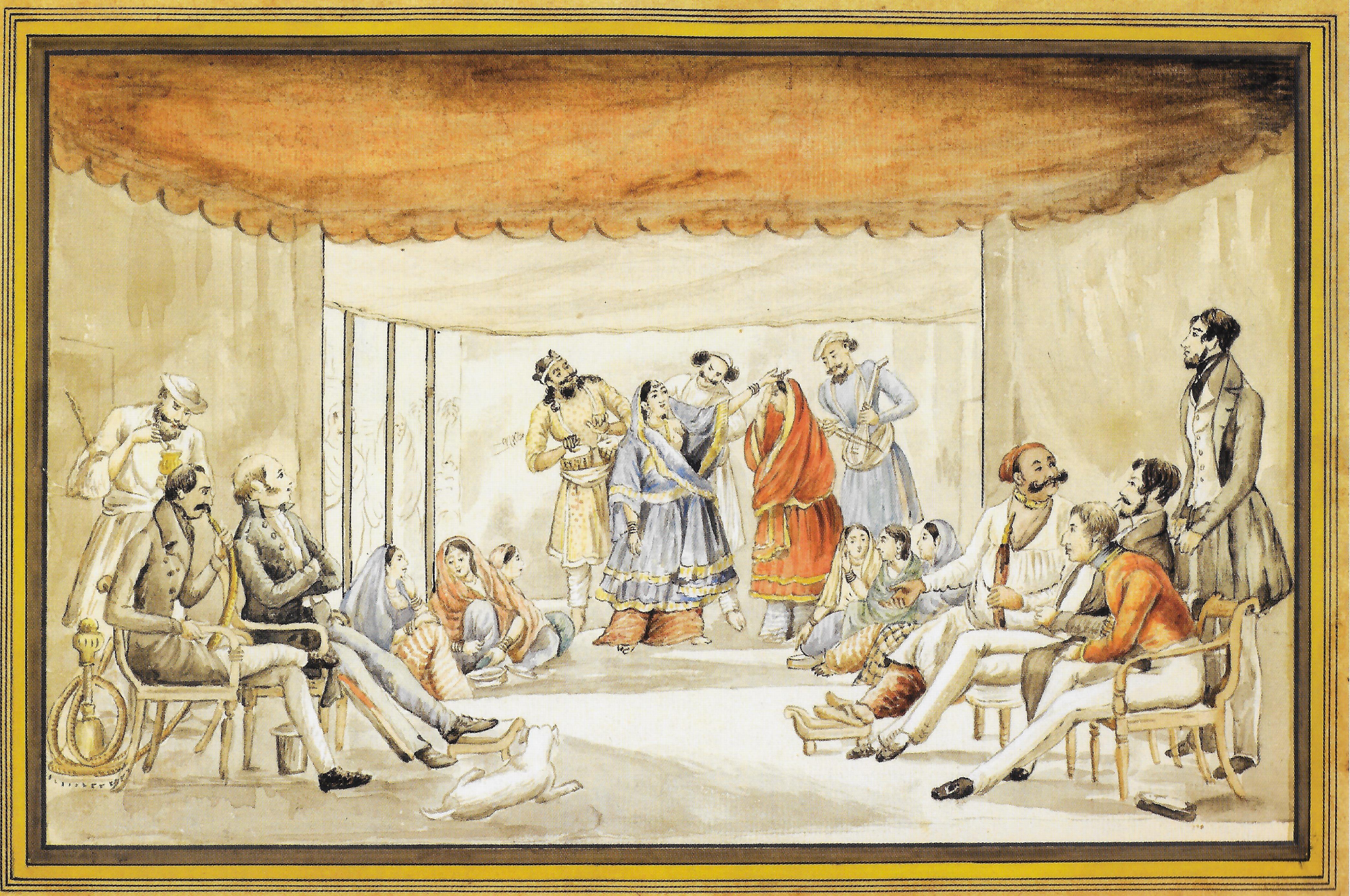 Nautch at Hindu Rao's House