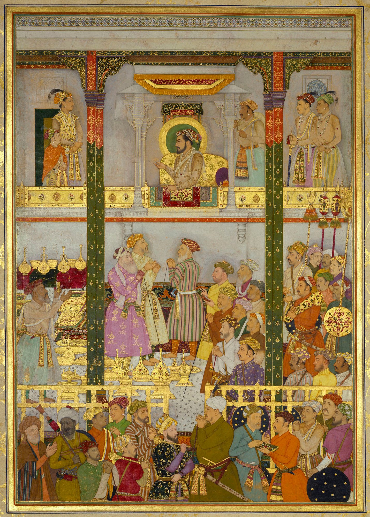The presentation of Prince Dara-Shikoh's wedding gifts