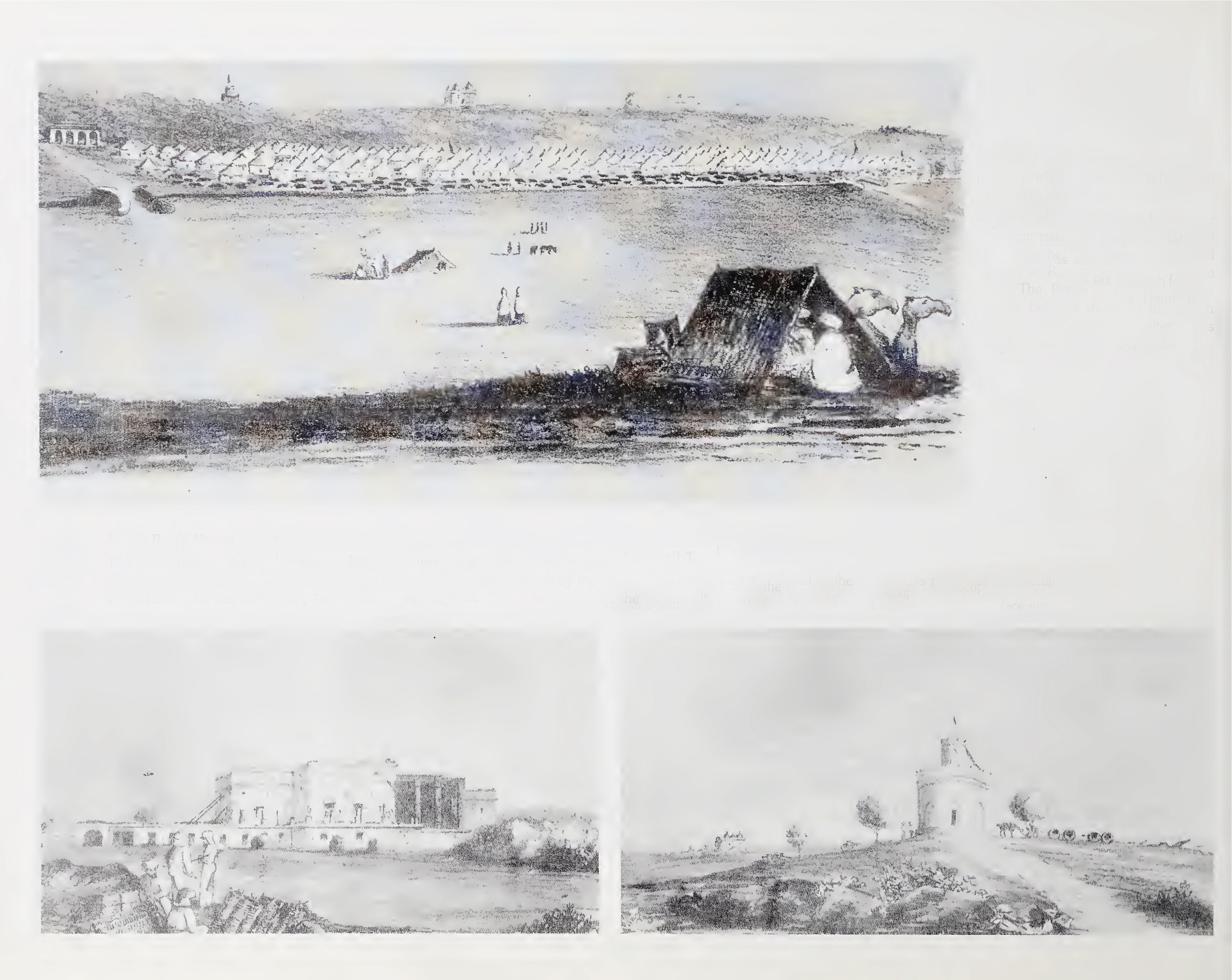 The British Camp at Delhi from the left rear