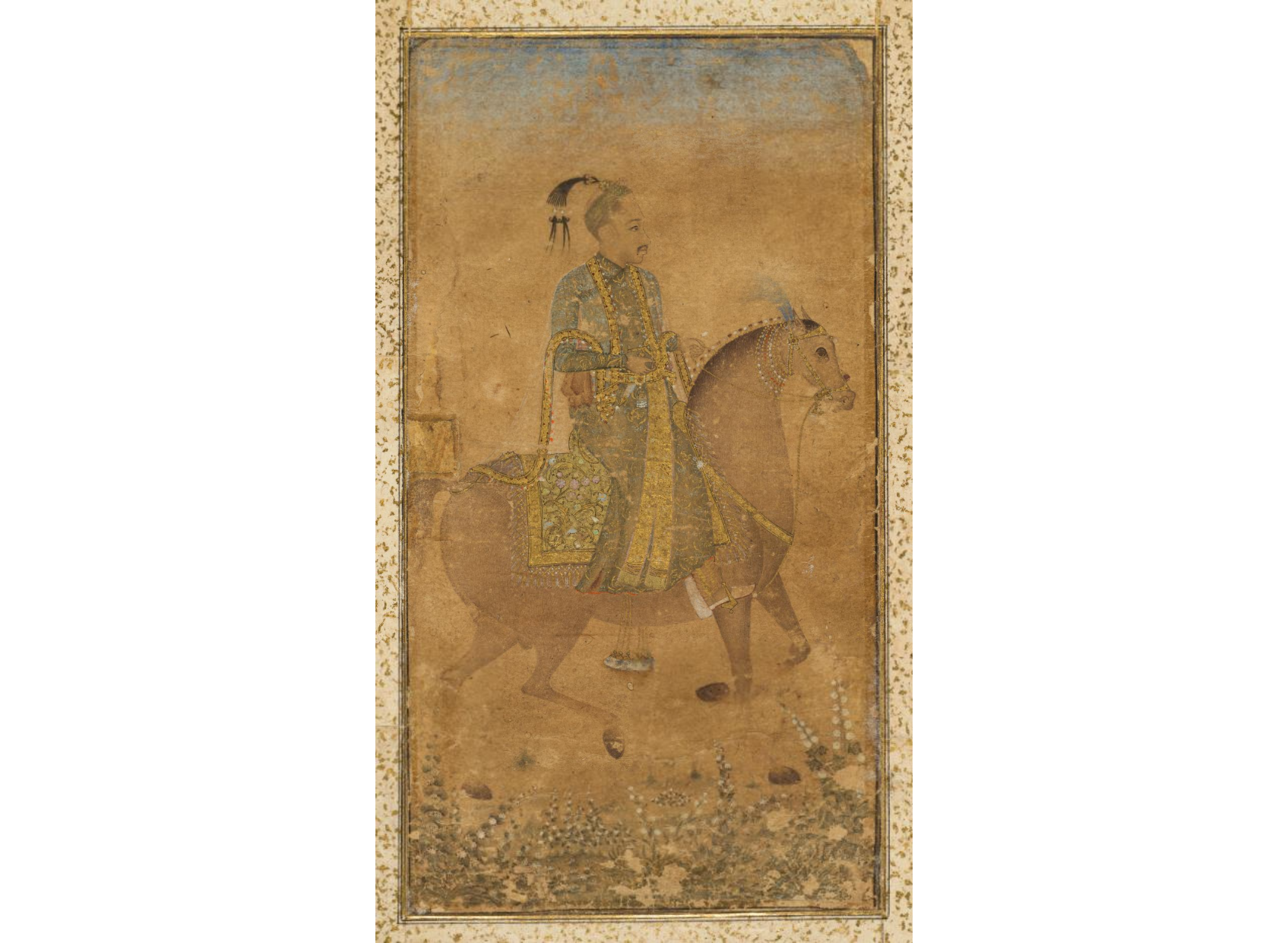 Sultan Abdullah Qutb Shah (1614-74) on Horseback
