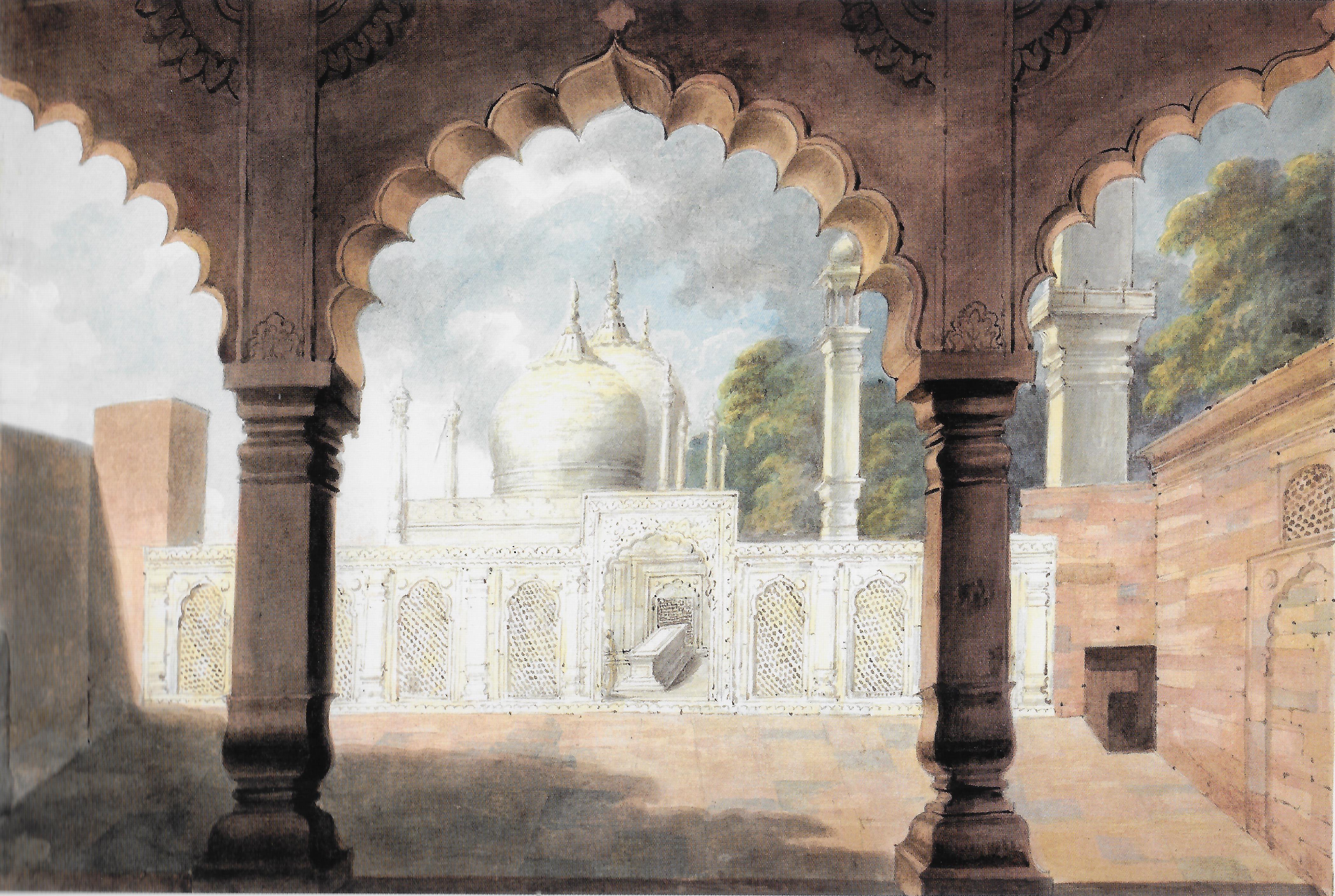 The Enclosure containing imperial tombs at the qutb sahib shrine