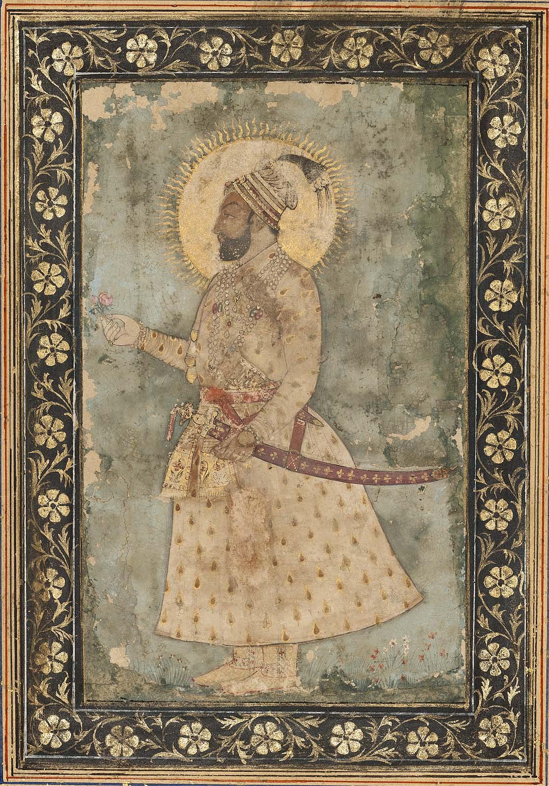 An Emperor, possibly Sultan Moizu-D-Din