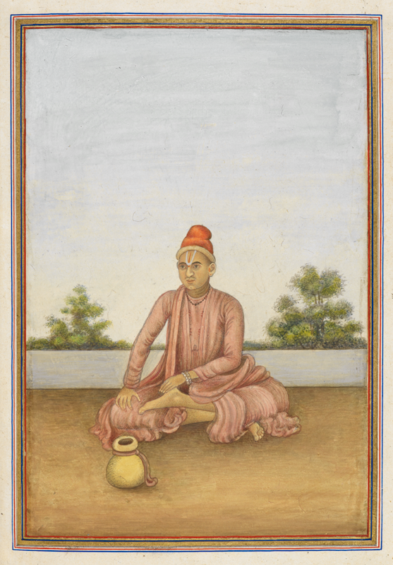 A Hindu Pandit Siting