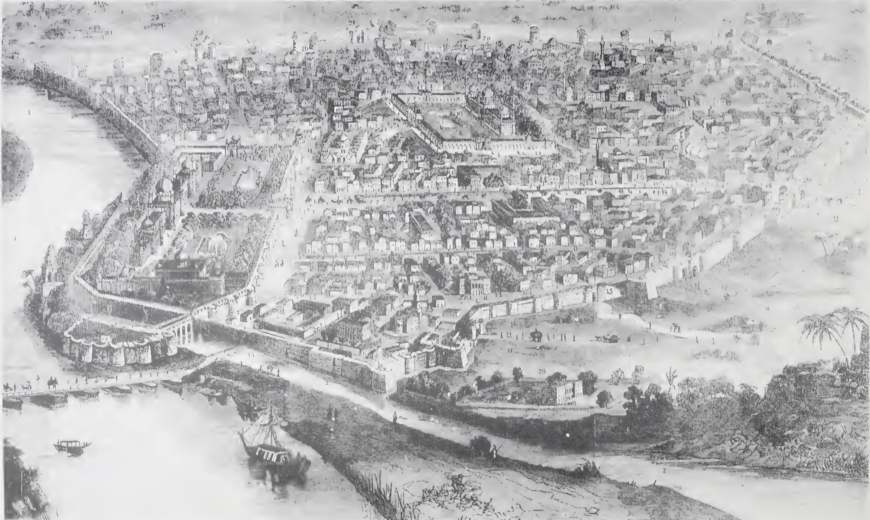 The City of Delhi before the Siege, 1857