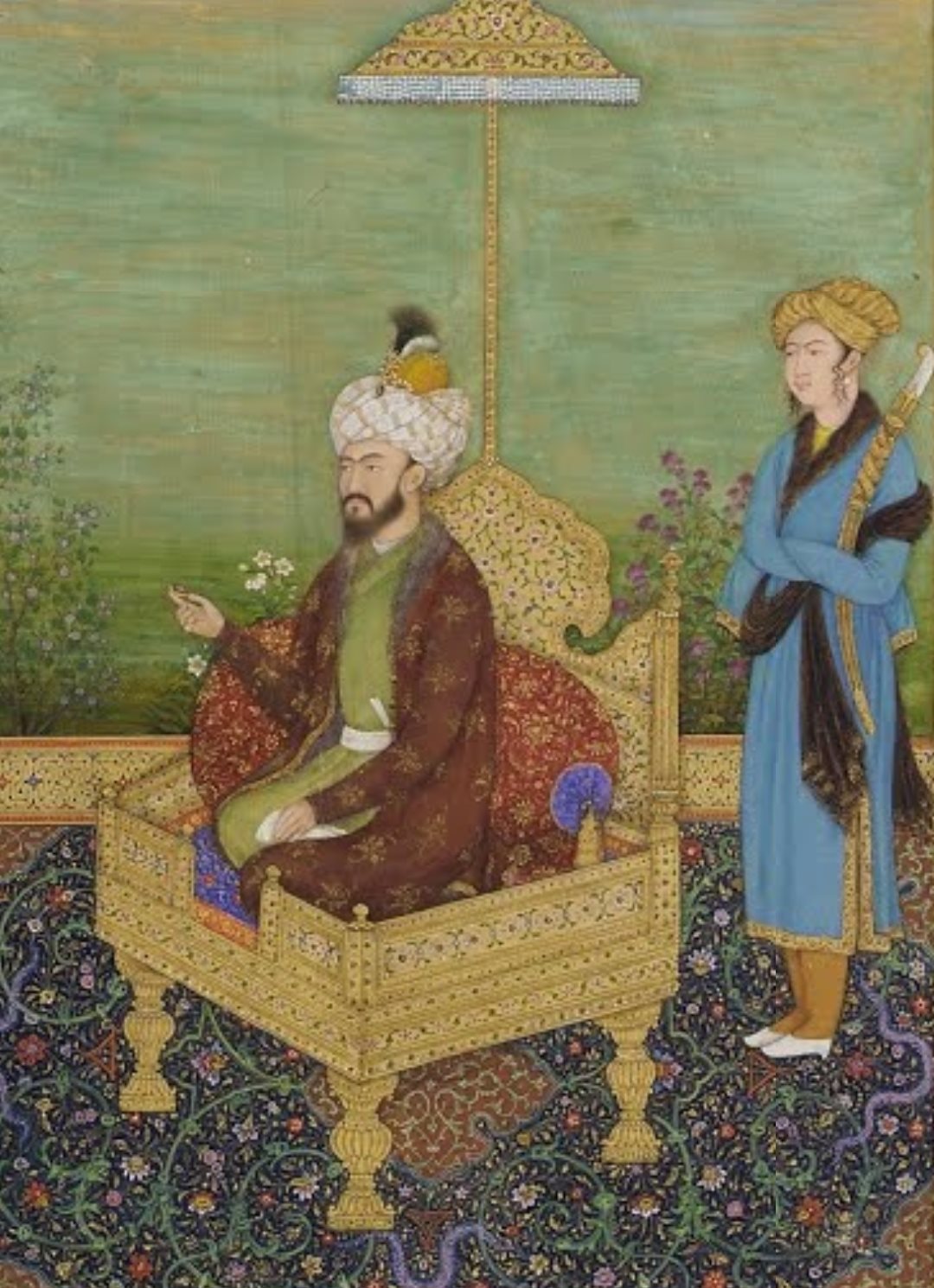 The Timurid/Mughal Emperor Humayun once again ascends to the throne of Delhi