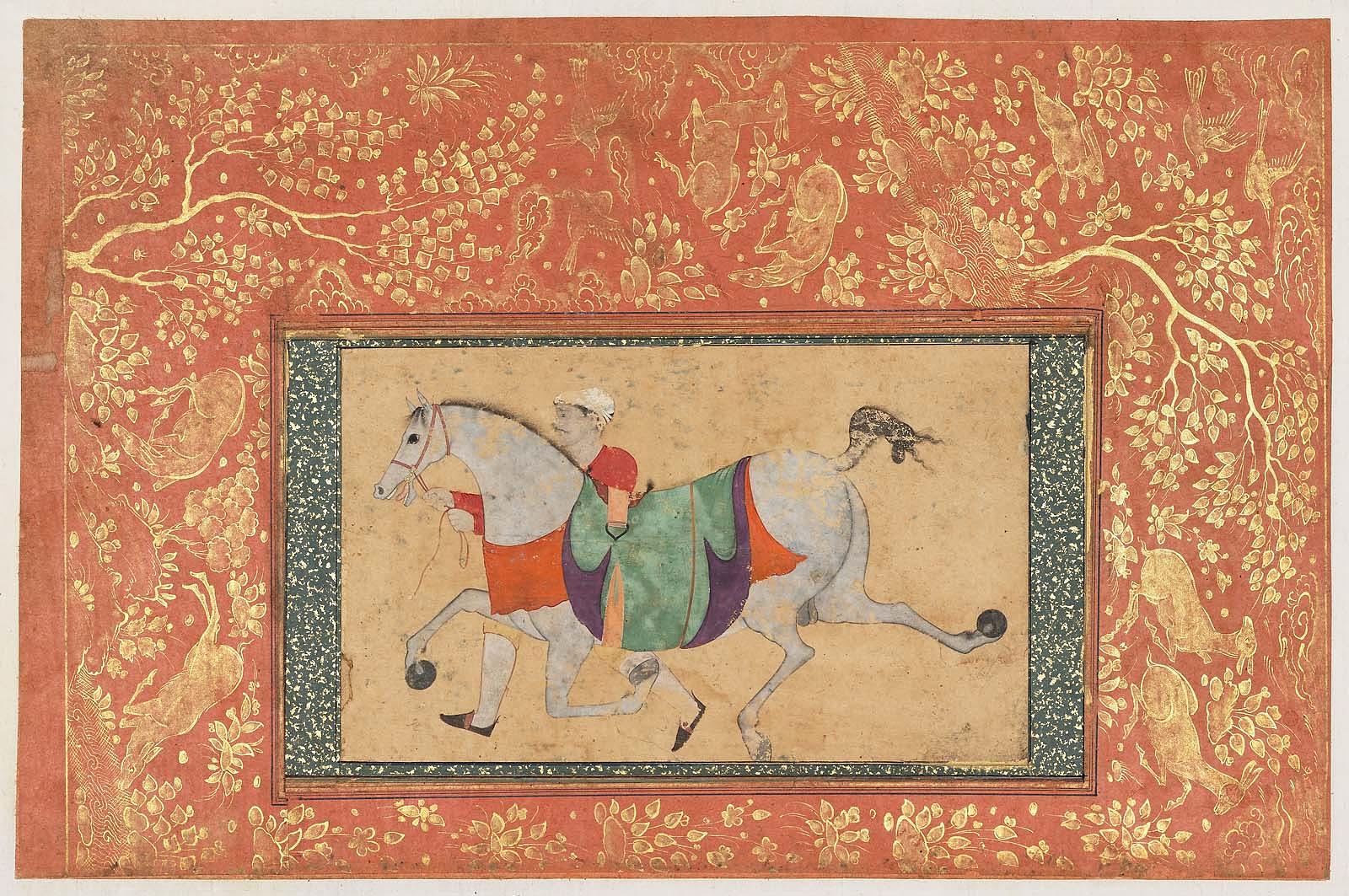 Man Leading a Horse