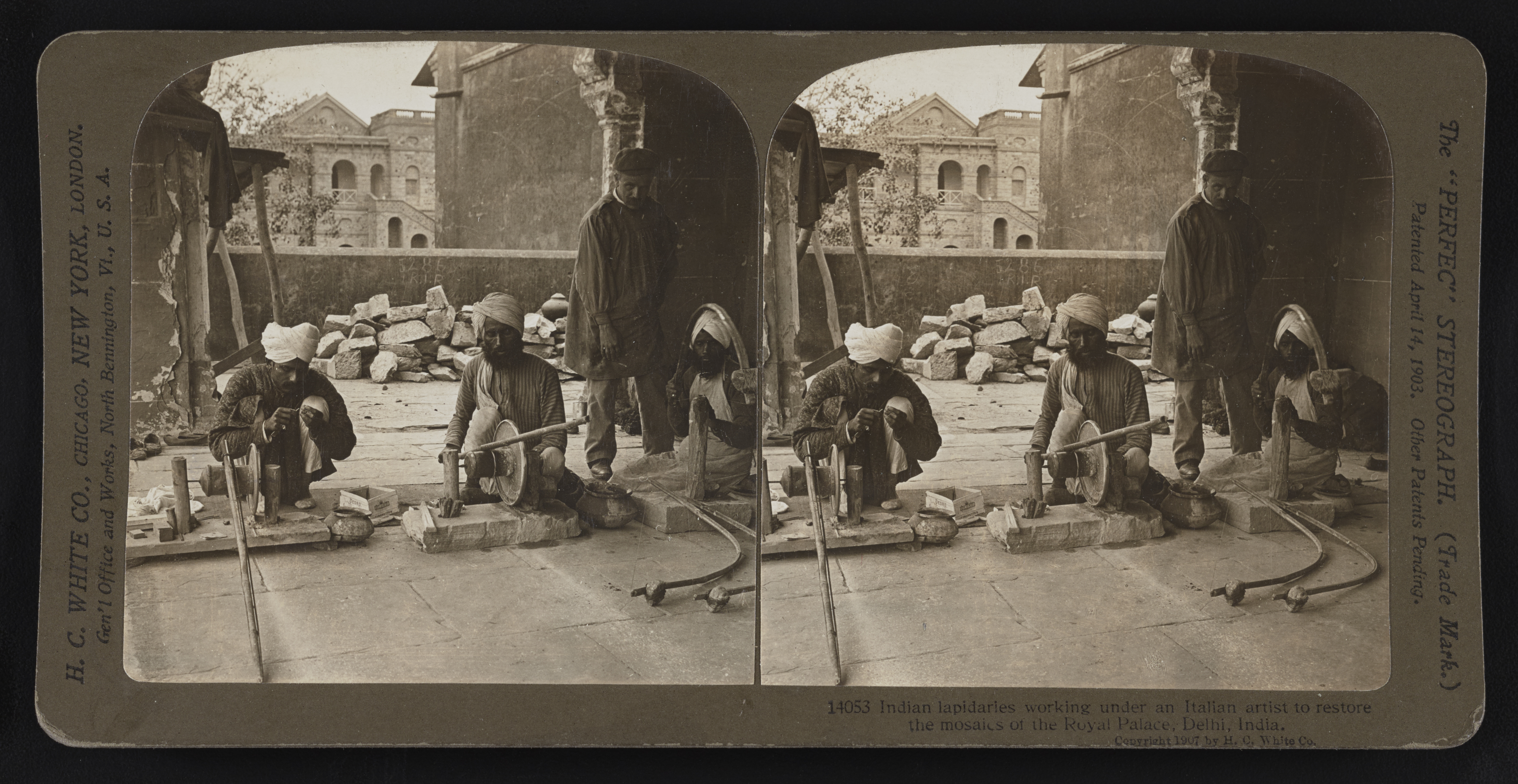 India's Method of threshing grain